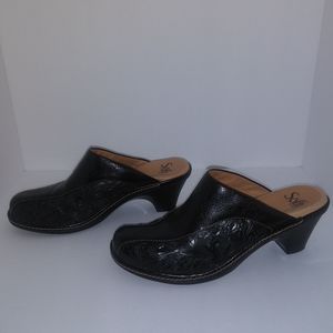 Sofft Black Mule Clog Size 8.5